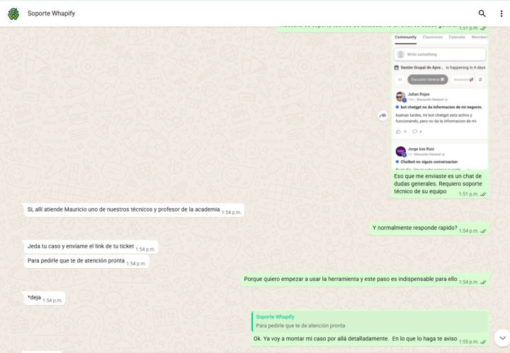 Solicito ayuda de Soporte técnico 