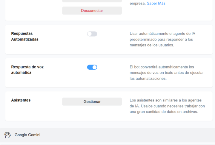 Disparadores AI