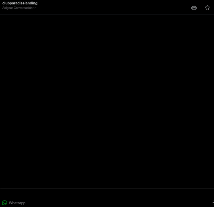 No puedo iniciar conversaciones