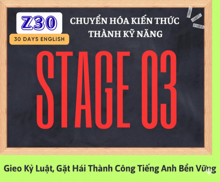 STAGE 03 - VỀ ĐÍCH