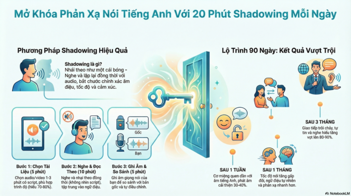 BẠN ĐÃ THỬ SHADOWING SAU 17 NGÀY HỌC CHƯA?