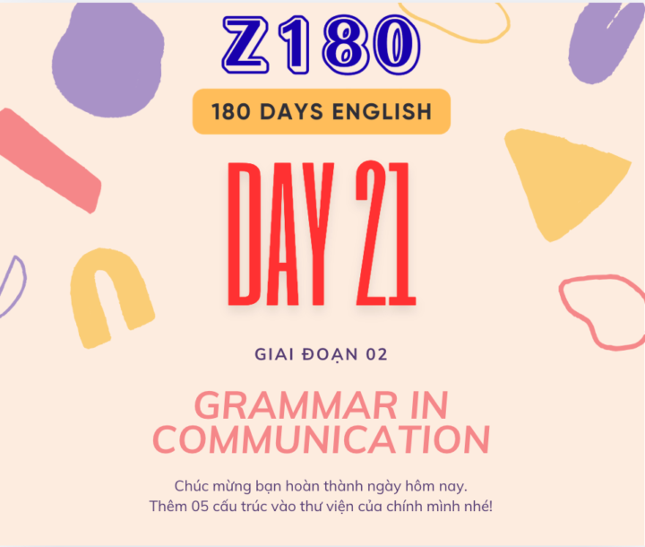 DAY 21 - Level A2 - Các cấu trúc còn lại