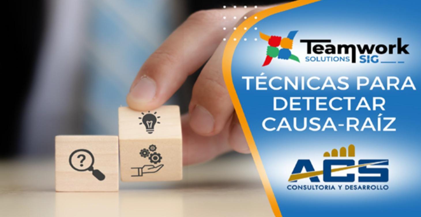 TECNICAS PARA DETECTAR CAUSA RAIZ