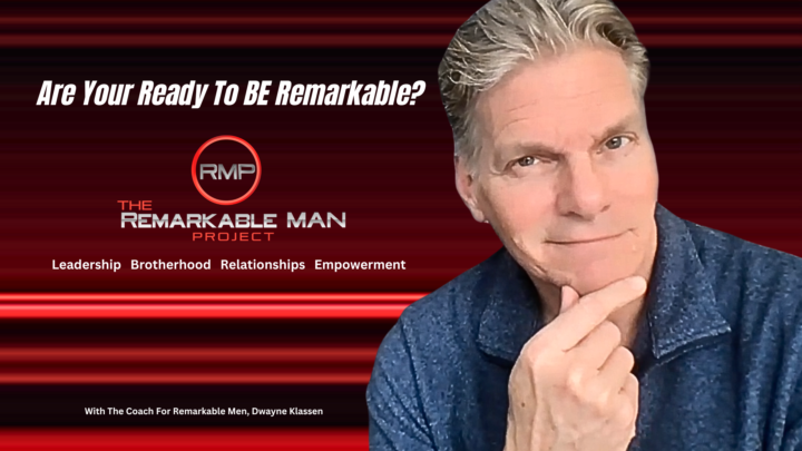 The Remarkable Man Project Is Evolving (Action Required)