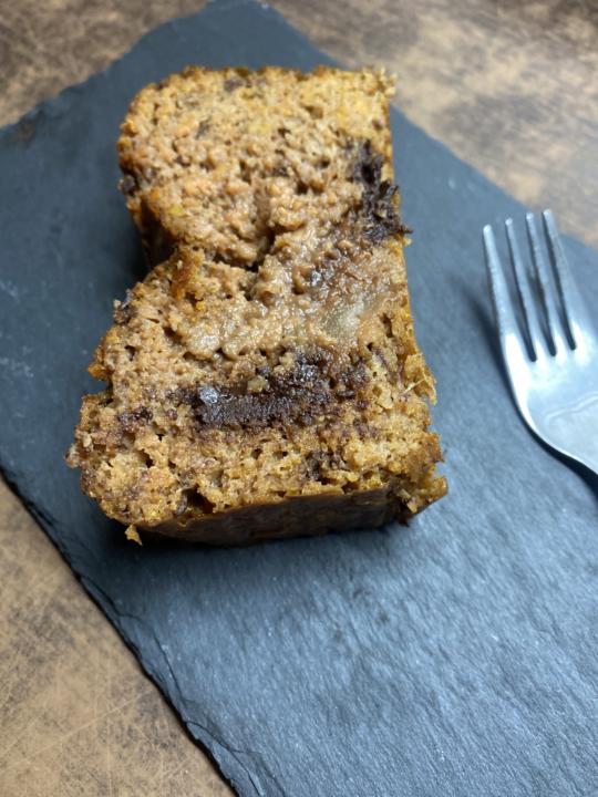 Bizcocho de mandarina y boniato .