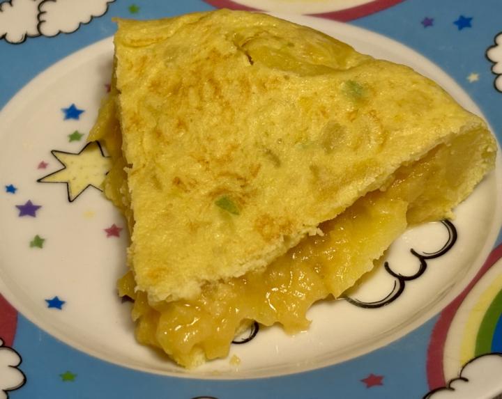 Tortilla de patata con calabacin