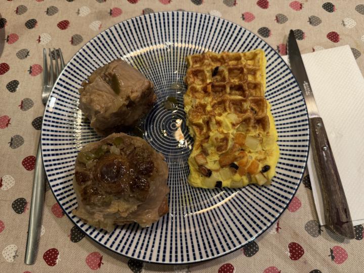 Gofres de patata y boniato 🧇 