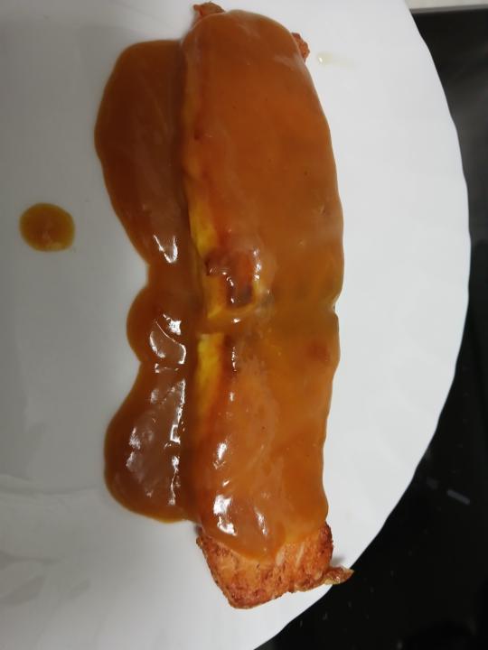 Salmón en salsa de naranja 