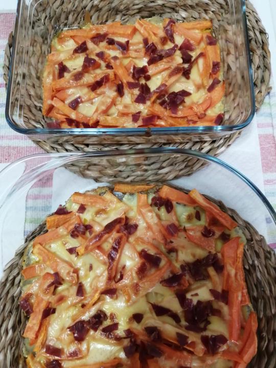 Boniato cheese fries