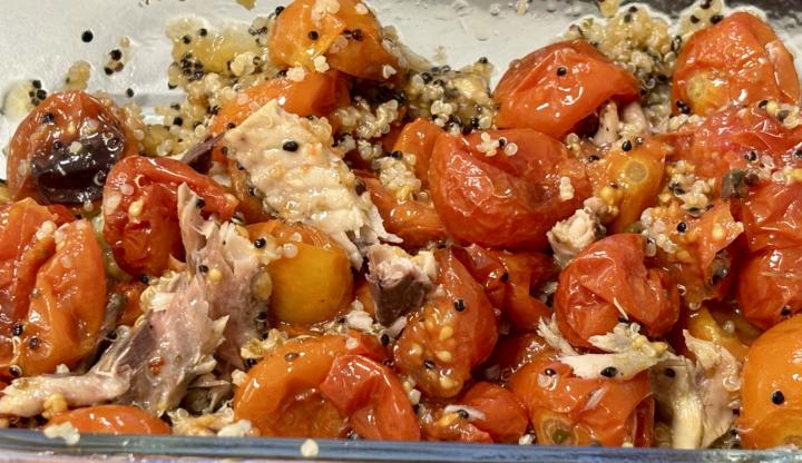 Idea de comida rápida de tupper