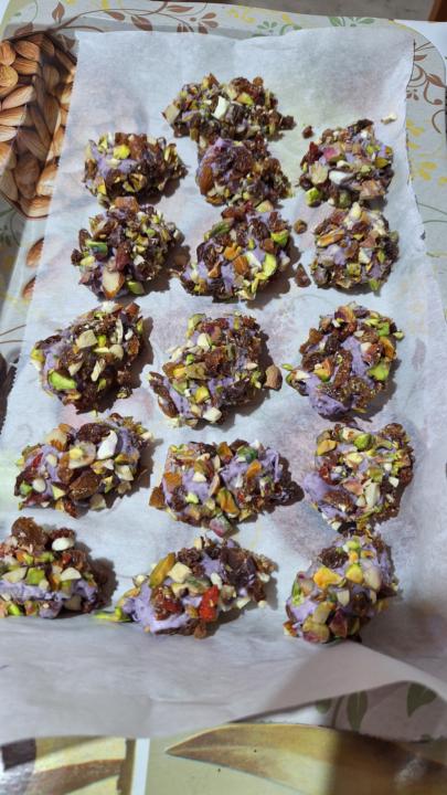 Bombones de queso y mix frutos secos