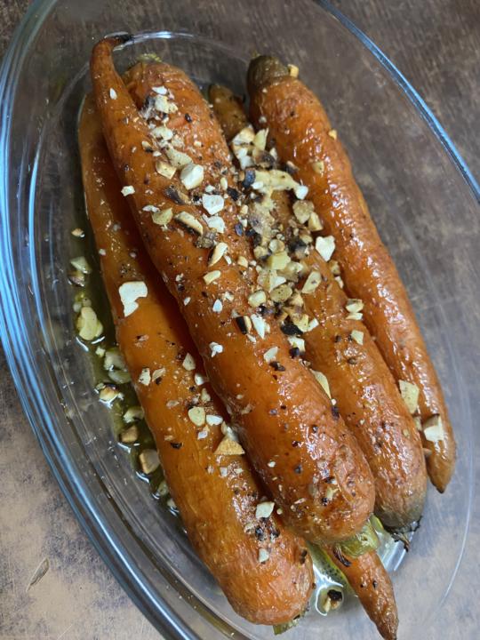 Zanahorias al horno ( ensayos Navideños )