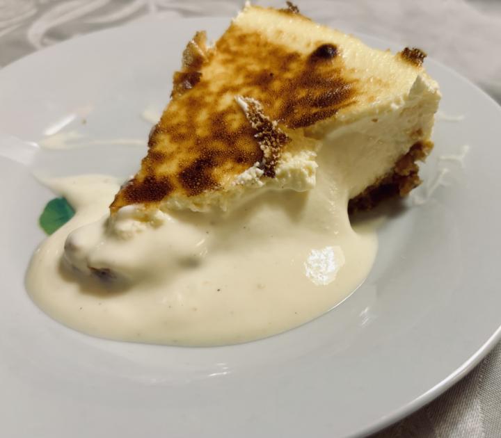 Tarta de queso Brie