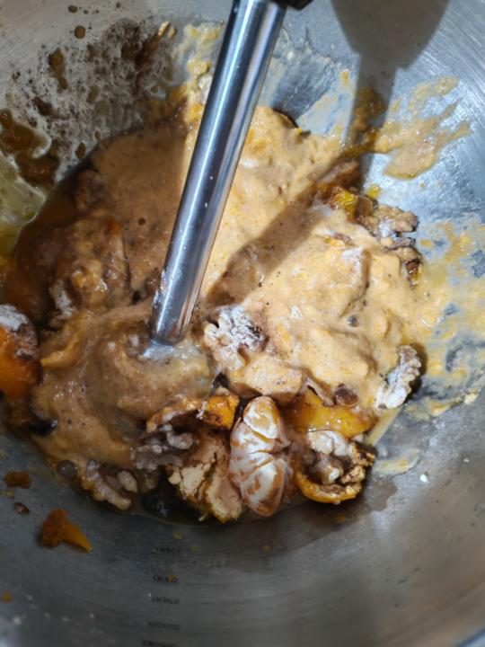 BIZCOCHO DE NARANJA Y CALABAZA. 