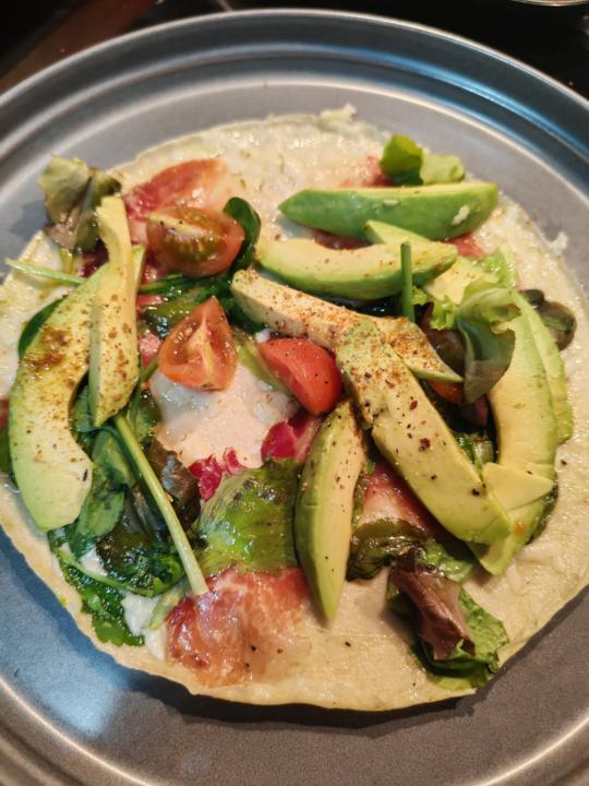 TORTILLA DE CREP E IBERICOS 