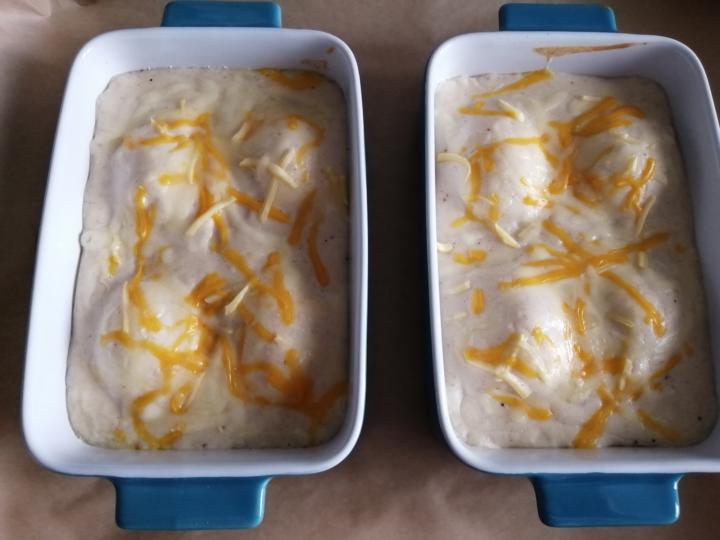 Huevos con bechamel de avena