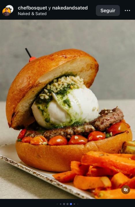 Hamburguesa Naked