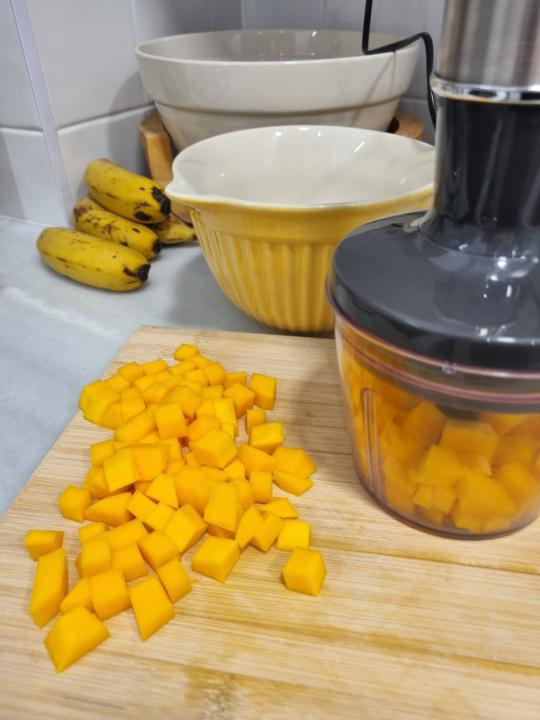 Madalenas de calabaza y chocolate