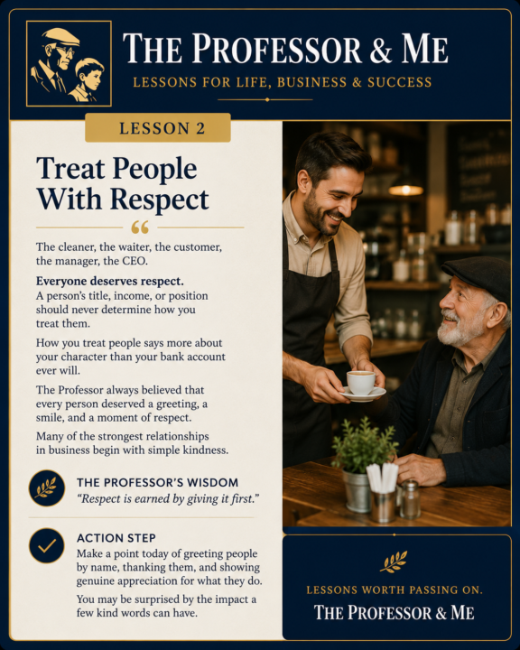 Lesson 2: Treat People With Respect