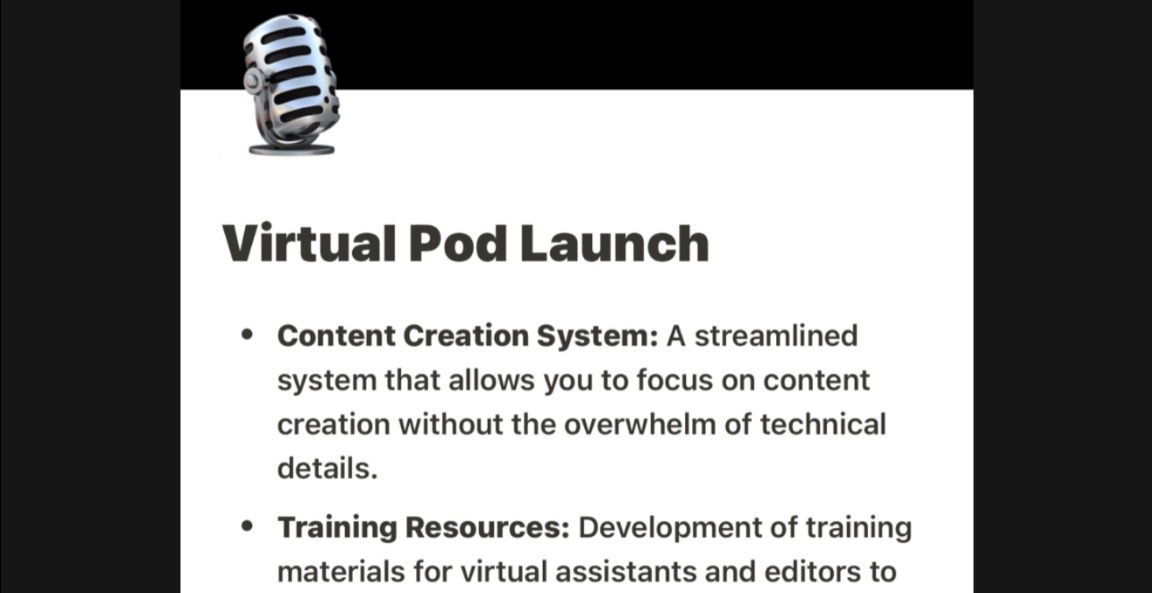 Pod Launch Masterclass 🎙️‼️