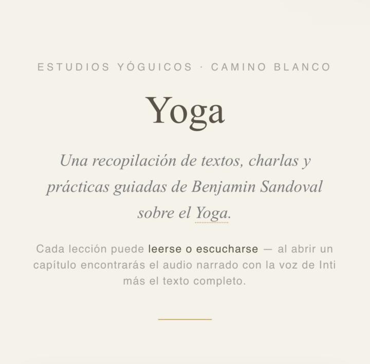 Nuevo Portal de Yoga