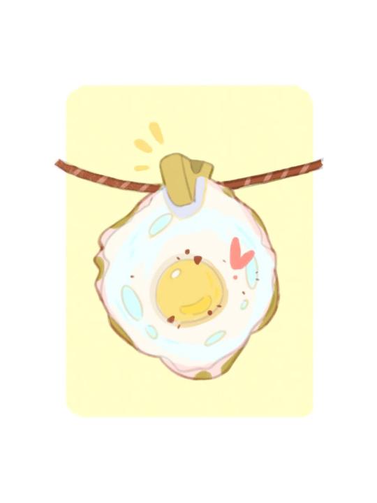 🎨想不到畫什麼好 Day-1 (荷包蛋)