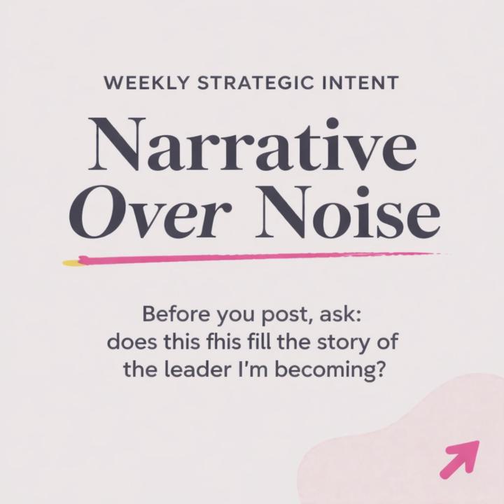 Narrative over Noise
