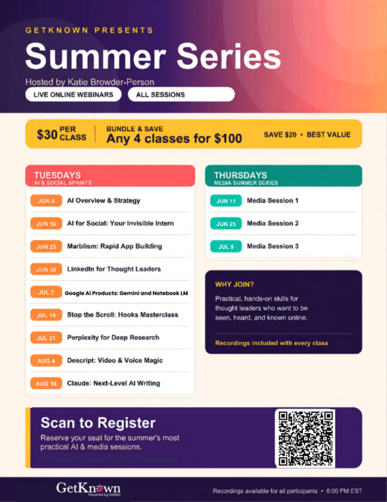 Summer Class Series