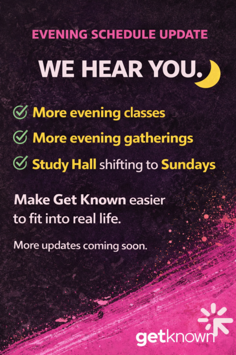 Evening Schedule Update