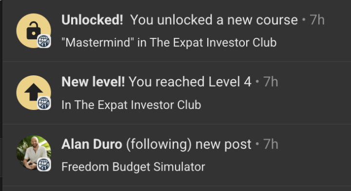 Leveling up by participating. 