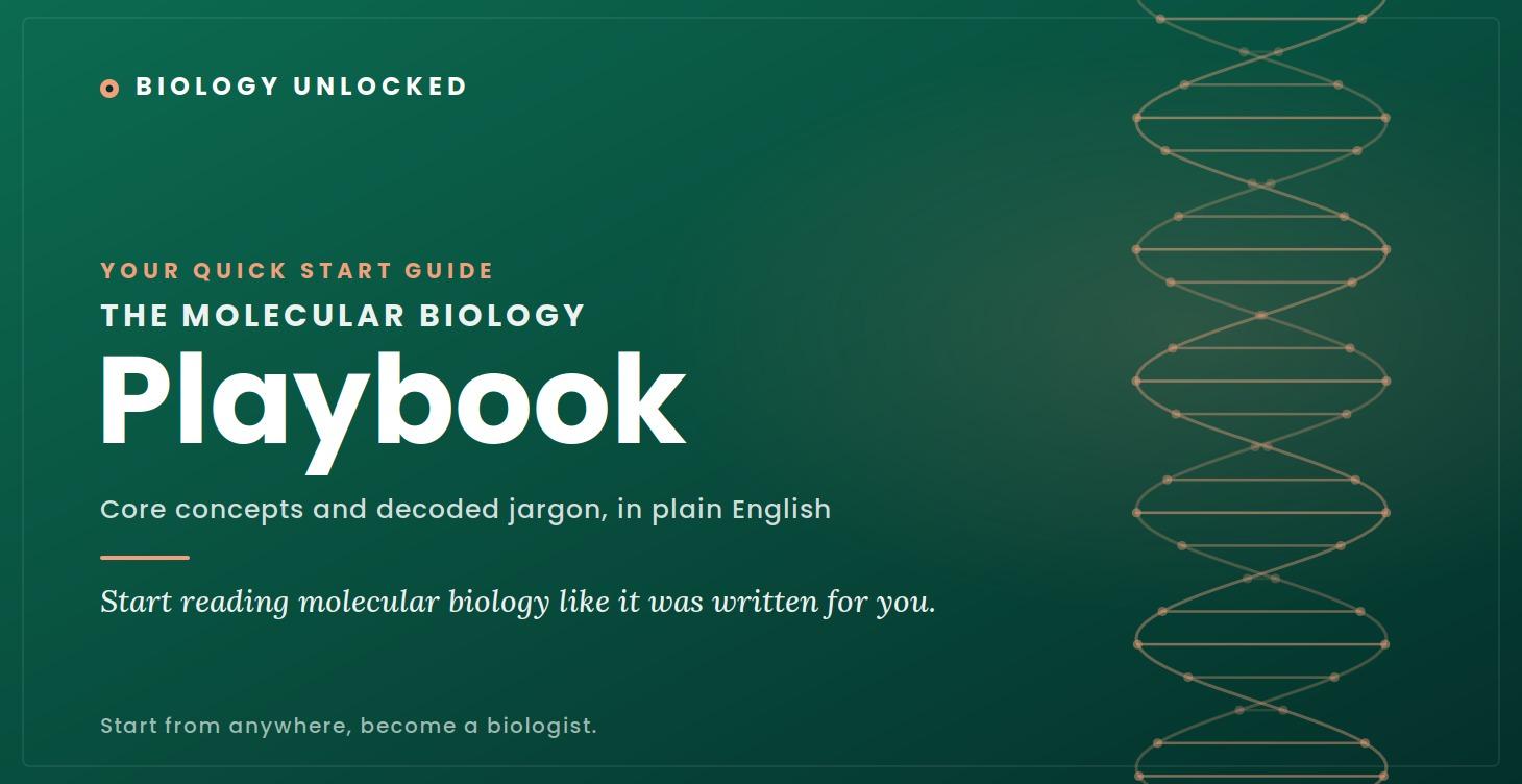 The Molecular Biology Playbook