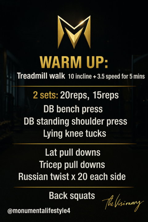 Weekly workouts 🏛️🛜