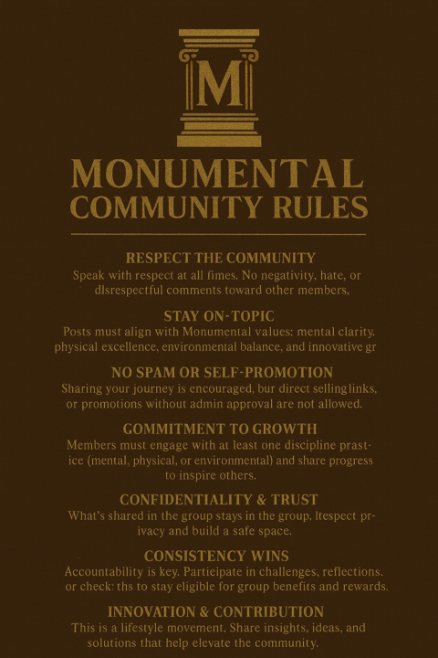 BE AWARE OF; COMMUNITY RULES