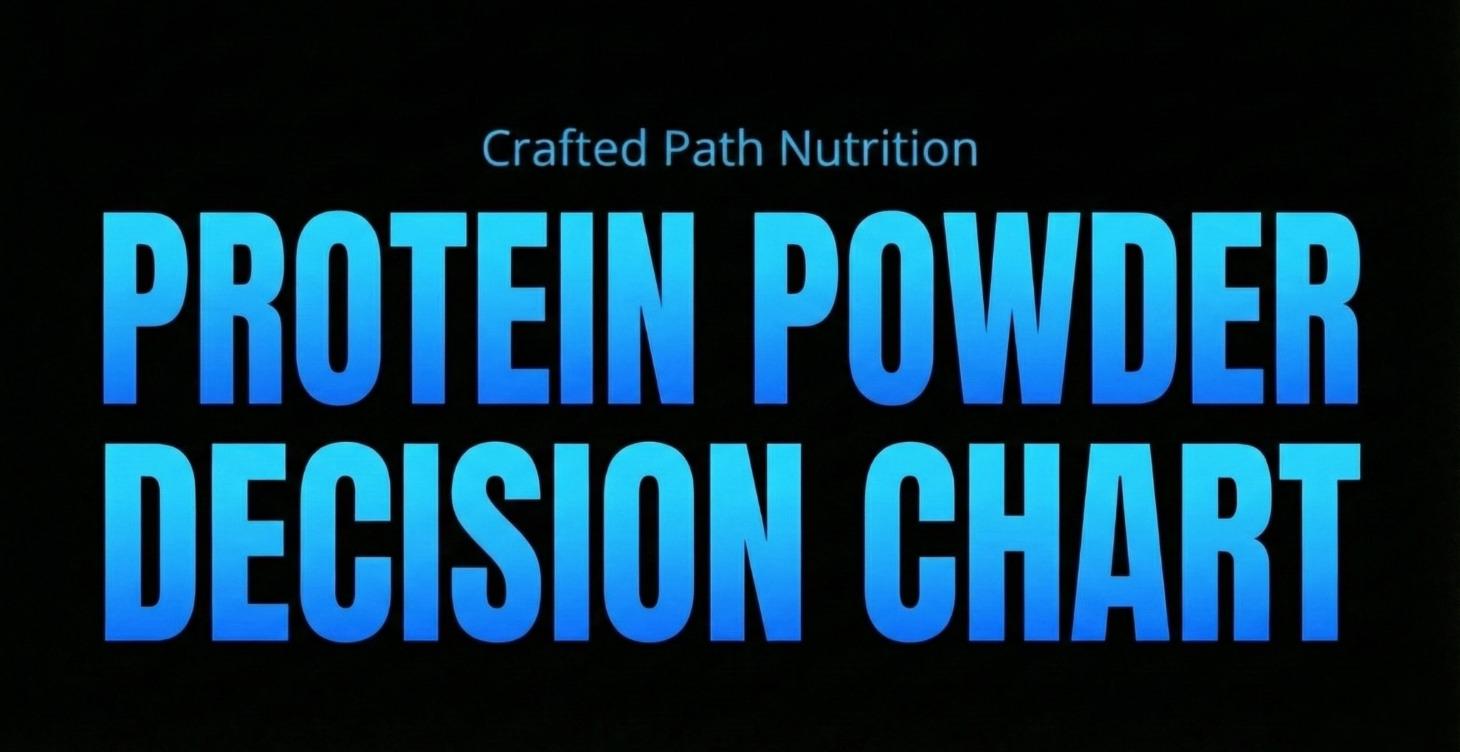Simple protein powder decision chart