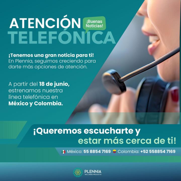  ¡Estrenamos líneas telefónicas en México y Colombia!