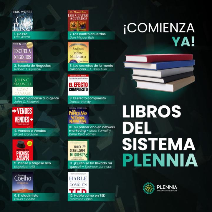 Libros Del Sistema Plennia. 