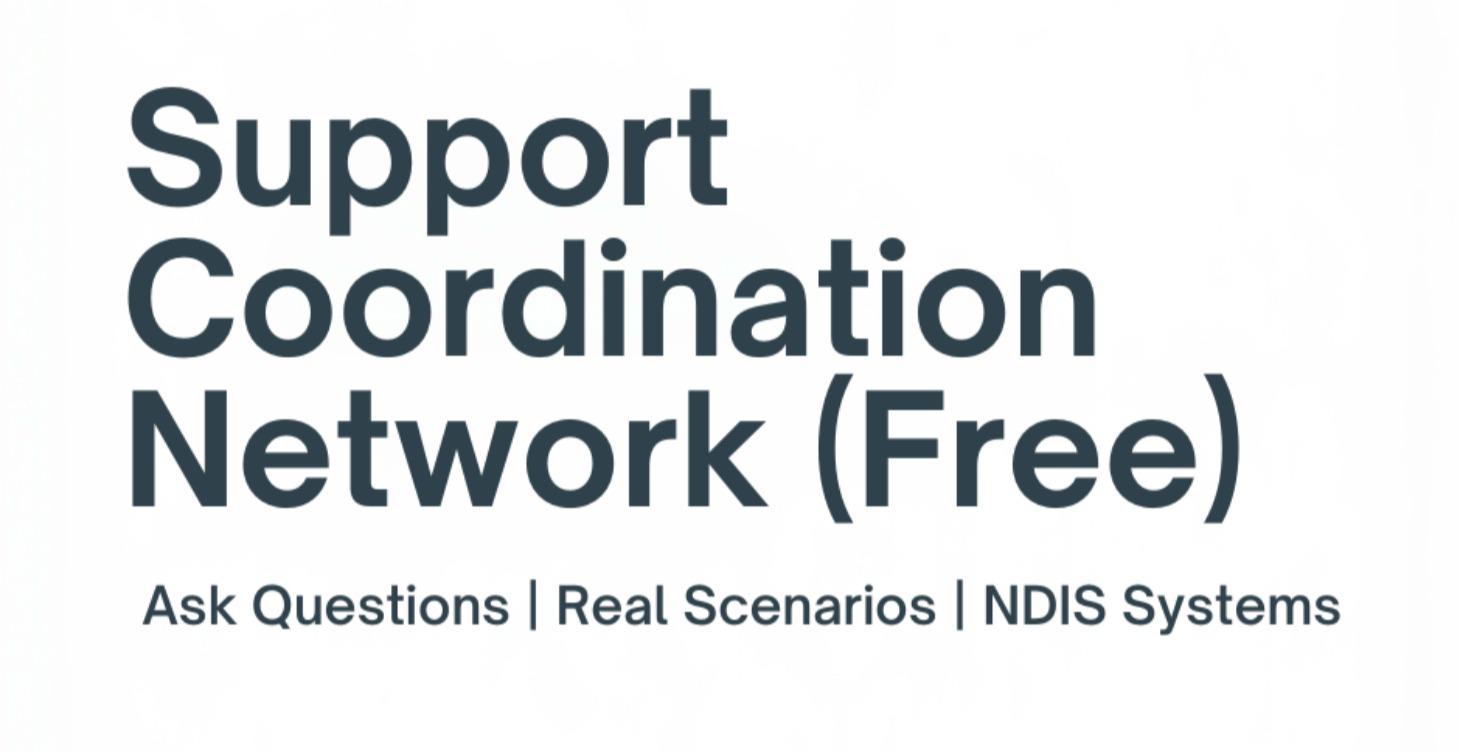 Support Coordination Network (Free)