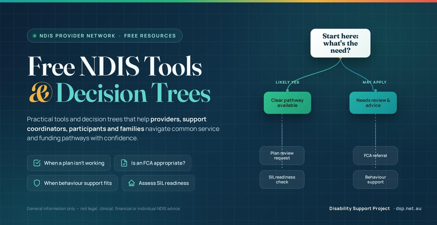 Free NDIS Tools & Decision Trees