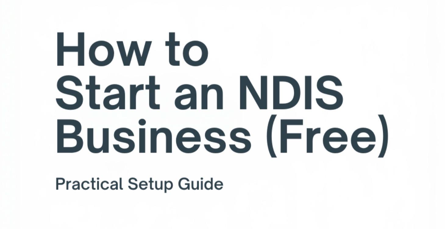 Start an NDIS Business