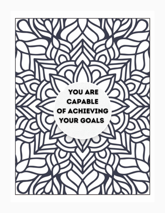 Motivation - Colouring Page