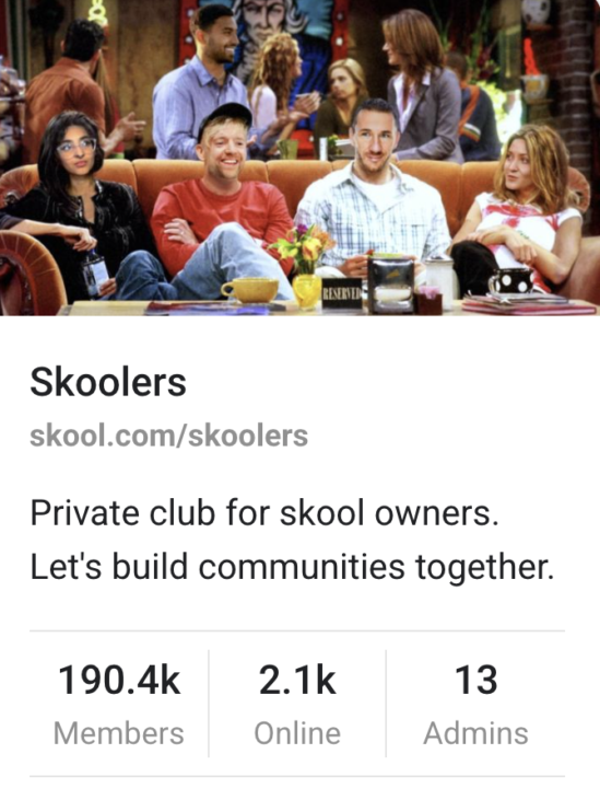 🌍 Skool Communities - 190.000 Communities