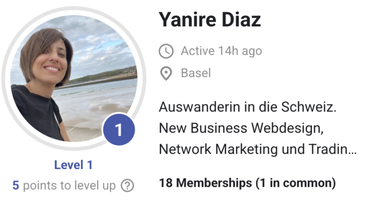 🎉 Willkommen im Marktplatz, Yanire Diaz 🎉