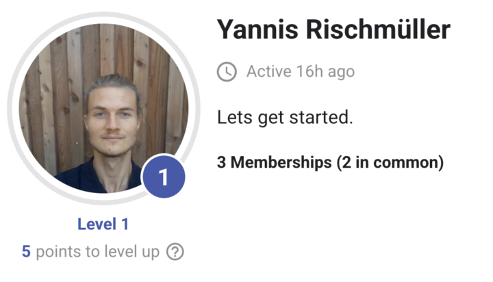 Schön, dass du da bist, Yannis Rischmüller 