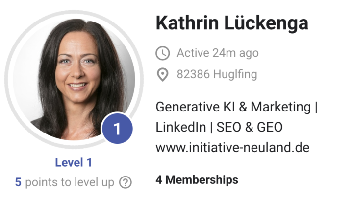 🎉 Herzlich willkommen im Marktplatz, Kathrin Lückenga 🎉