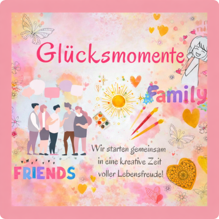 Skool: Die Glücksmomente Community - Dein Wohlfühlatelier für Lebensfreude & kreative Auszeiten