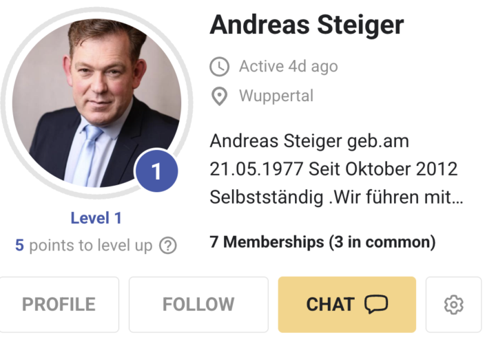 🎉 Willkommen im Marktplatz, Andreas Steiger 🎉