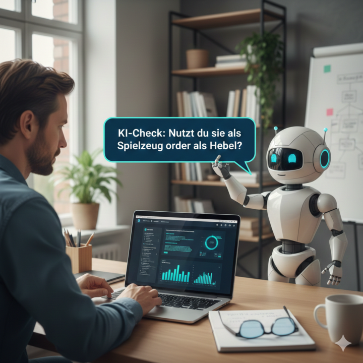 🤖 KI-Check: Nutzt du sie als Spielzeug oder als Hebel?