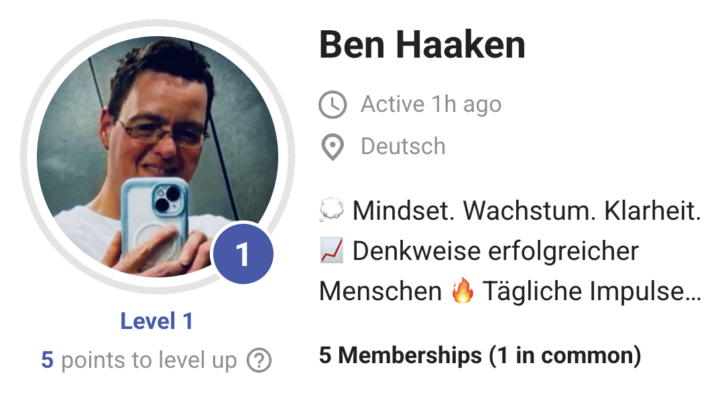 🎉 Willkommen im Empfehlungs-Marktplatz, Ben Haaken 🎉