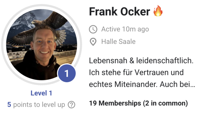 🎉 Herzlich willkommen im Marktplatz, Frank Ocker 🎉