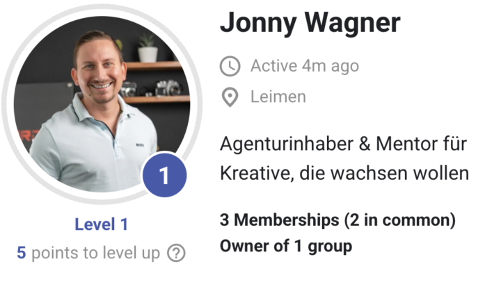 🎉 Herzlich willkommen im Marktplatz, Jonny Wagner 🎉